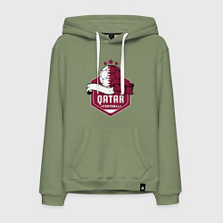 Мужская толстовка-худи Qatar football
