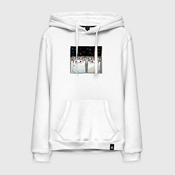 Мужская толстовка-худи Мрачные коты празднуют