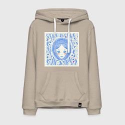 Мужская толстовка-худи Ретро-Снегурочка