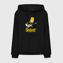 Мужская толстовка-худи Slipknot Барт Симпсон рокер
