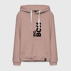 Мужская толстовка-худи BIG BOSS - темная