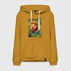 Мужская толстовка-худи Abstract Vincent van Gogh - surrealism self-portra