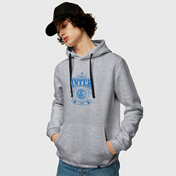 Толстовка-худи хлопковая мужская Forza Inter, цвет: меланж — фото 2