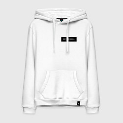 Мужская толстовка-худи Нет сигнала на черном фоне - мини