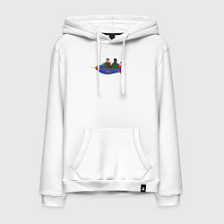 Мужская толстовка-худи Ким Чен Ын и Биг Смоук