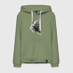 Мужская толстовка-худи Портрет Ведьмака