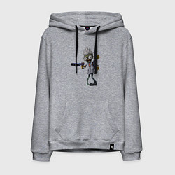 Мужская толстовка-худи Зомби-учёный