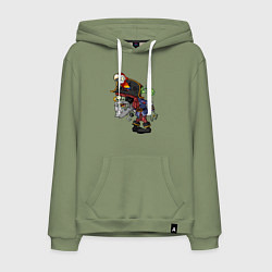 Мужская толстовка-худи Зомби-пират