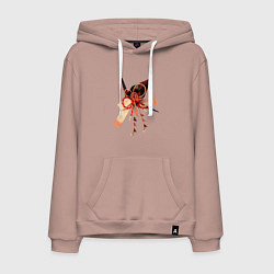 Мужская толстовка-худи Мидзухики: журавлик и бубенцы