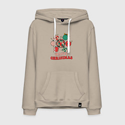 Мужская толстовка-худи Happy Christmas