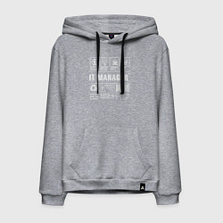 Мужская толстовка-худи Айти менеджер