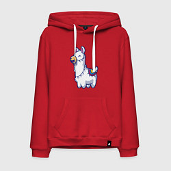 Мужская толстовка-худи Весёлая альпака