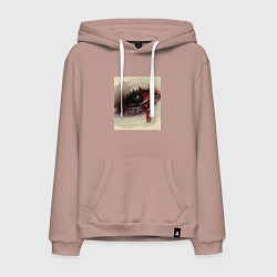 Мужская толстовка-худи Глаза, полные грусти