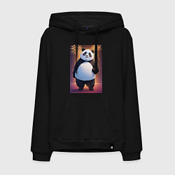 Мужская толстовка-худи Панда в свитере под салютом - ai art