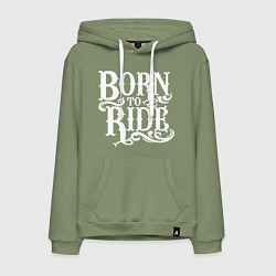 Мужская толстовка-худи Born to ride - рожденный ездить