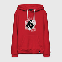 Мужская толстовка-худи Поднятие уровня в одиночку Граффити