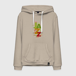 Мужская толстовка-худи Джазовые стили в цвете