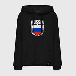 Мужская толстовка-худи Russian flag