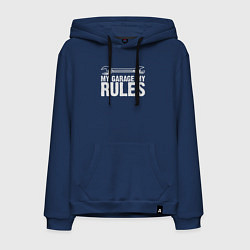 Мужская толстовка-худи Мой гараж мой правила