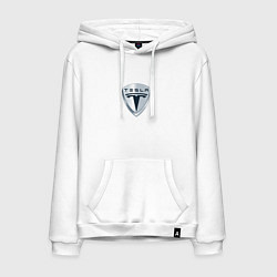 Мужская толстовка-худи Tesla logo