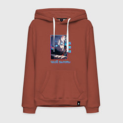 Мужская толстовка-худи Портрет Gojo Satoru - Магическая битва