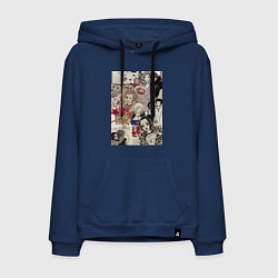 Мужская толстовка-худи Нана Осаки коллаж