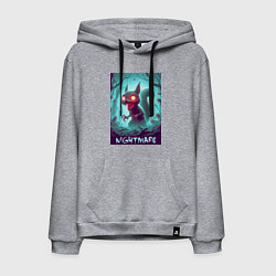 Мужская толстовка-худи Terrible squirrel - nightmare