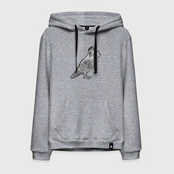 Мужская толстовка-худи Голубь почтарь