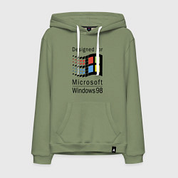 Мужская толстовка-худи Разработанный для windows 98