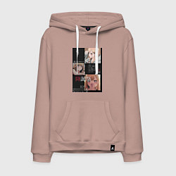 Мужская толстовка-худи Марин Китагава коллаж