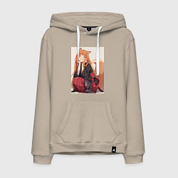 Мужская толстовка-худи Волчица и пряности Холо торговец