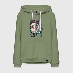 Мужская толстовка-худи Тандзиро иероглифы Клинок рассекающий демонов