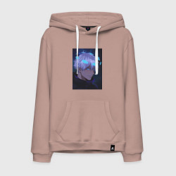 Мужская толстовка-худи Сатору Годзё нимб