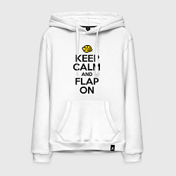 Мужская толстовка-худи Keep Calm & Flap On