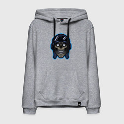 Мужская толстовка-худи Авиатор череп