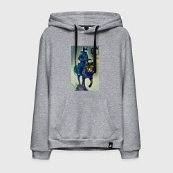 Мужская толстовка-худи Cat forces - ai art fantasy