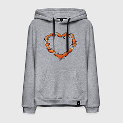 Мужская толстовка-худи Лисердце