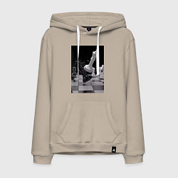 Мужская толстовка-худи Шахматы эстетика