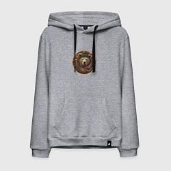 Мужская толстовка-худи Лого осеннего медведя