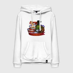 Мужская толстовка-худи Мудрость и Печаль - Сэр Троглодит