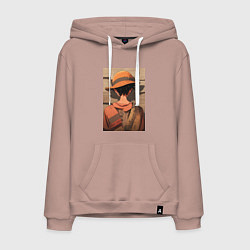 Мужская толстовка-худи Ван-Пис Луффи стенгазета