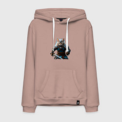 Мужская толстовка-худи Кот викинг