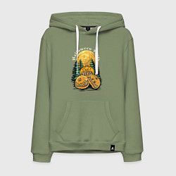 Мужская толстовка-худи Хэллоуин страшные тыквы