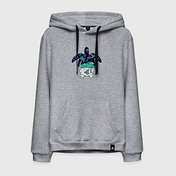 Мужская толстовка-худи Space turtle