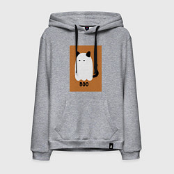 Мужская толстовка-худи Котик-призрак на хэллоуин