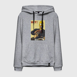 Мужская толстовка-худи Пародия на плакаты СССР Гомер Симпсон