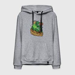 Мужская толстовка-худи Велосипедное путешествие