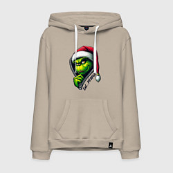 Мужская толстовка-худи Гринч с надписью фу люди