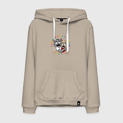 Мужская толстовка-худи Давайте сохранять панику