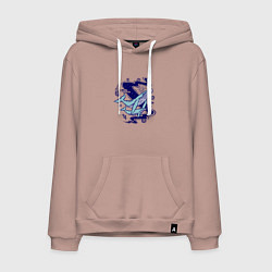 Мужская толстовка-худи Космические киты